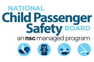 This logo is used to promote the work of the National Child Passenger Safety Board.